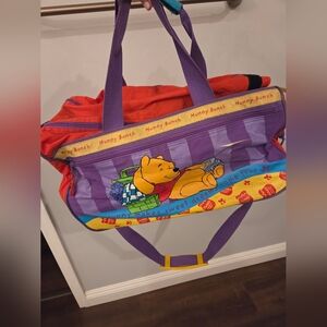 Colorful Pooh Bear Duffel Bag